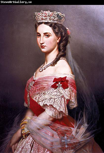 Franz Xaver Winterhalter Portrait of Charlotte of Belgium